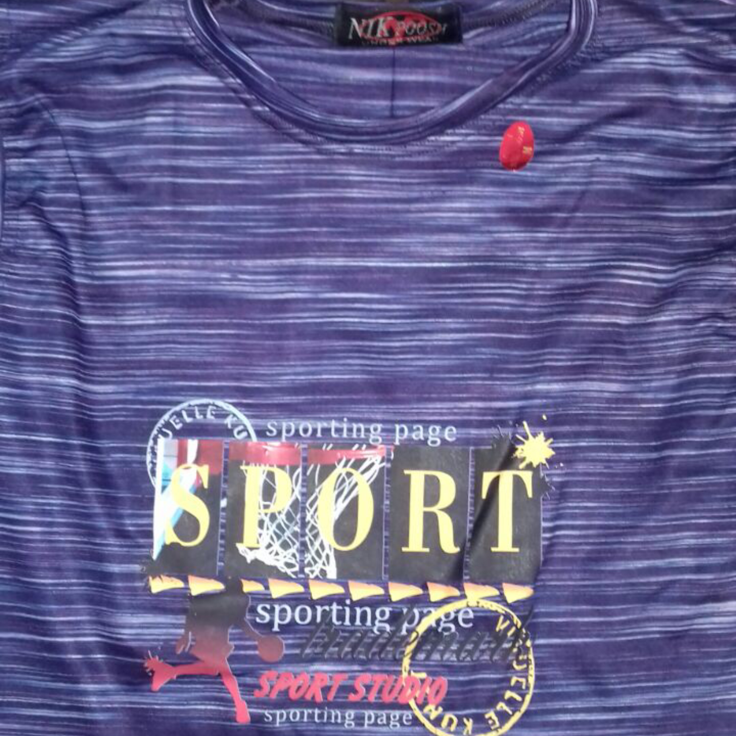 حلقه ای لاکرا ملانژ رنگی چاپدار