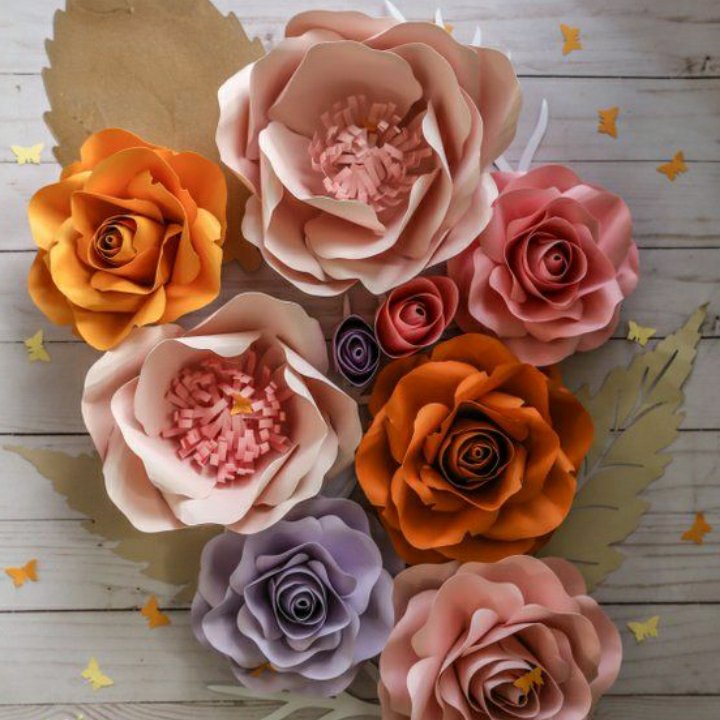 گل رز کاغذی