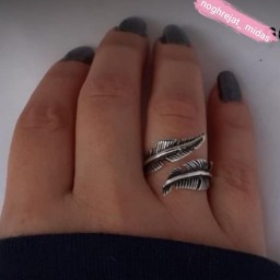 انگشترزنانه نقره پر