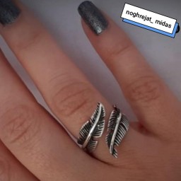 انگشترزنانه نقره پر