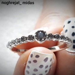 انگشترزنانه نقره برلیان ترک