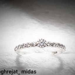 انگشترزنانه نقره برلیان ترک