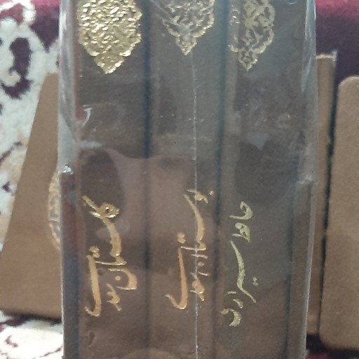 کتاب شعر مجموعه سه جلدی ساغر عشق (جیبی) (بوستان - گلستان - حافظ) اثر حافظ و سعدی (جلد چرم - قابدار)