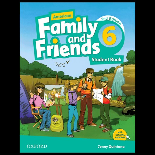 کتاب آموزش فامیلی فرند 6 family  and friends  فایل صوت کیو ار کد 