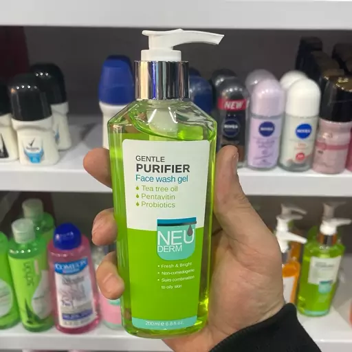 ژل شستشو صورت نئودرم مدل Gentle Purifier حجم 200 میلی لیتر