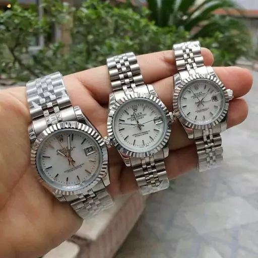 ست زنانه و مردانه رولکس Rolex  بدنه استیل موتور ژاپن