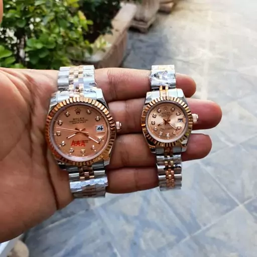 ساعت تک مردانه رولکس Rolex نقره‌ای