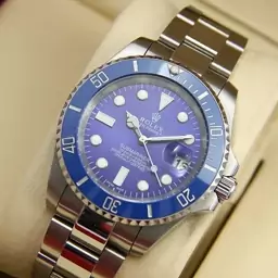 ساعت مردانه رولکس مدل سایمارینر بدنه استیل بند استیل Rolex Submariner