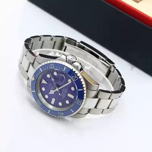 ساعت مردانه رولکس مدل سایمارینر بدنه استیل بند استیل Rolex Submariner