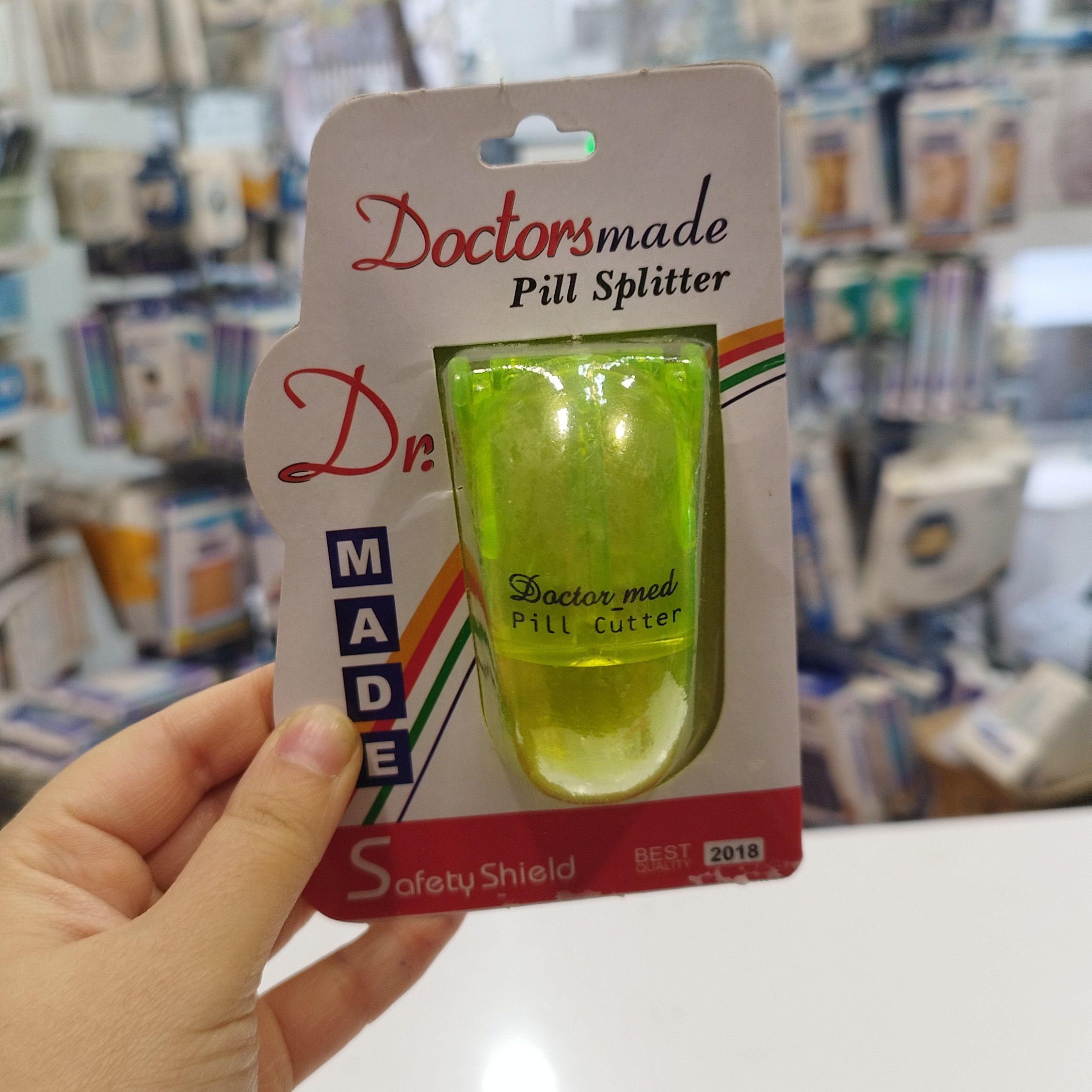 قرص نصف کن پلاستیکی با تیغه ی فلزی doctor made رنگ سبز