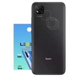 محافظ لنز دوربین لجند مدل نانو گلس مناسب موبایل شیائومی Redmi 9C بسته 5 عددی