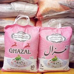 برنج پاکستانی غزال صورتی استیم 50کیسه(500کیلوگرم)