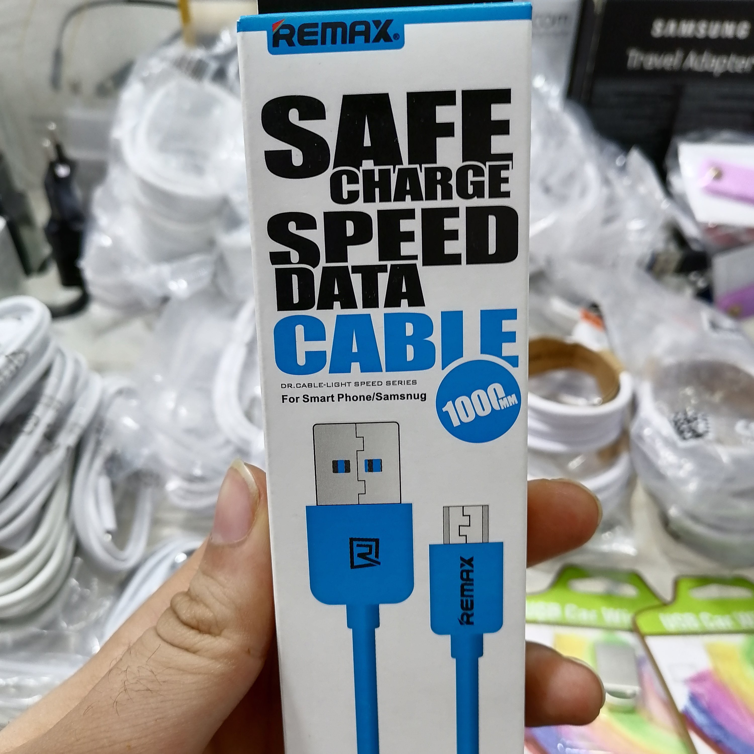 کابل تبدیل USB به microUSB ریمکس مدل Safe And Speed طول 1 متر