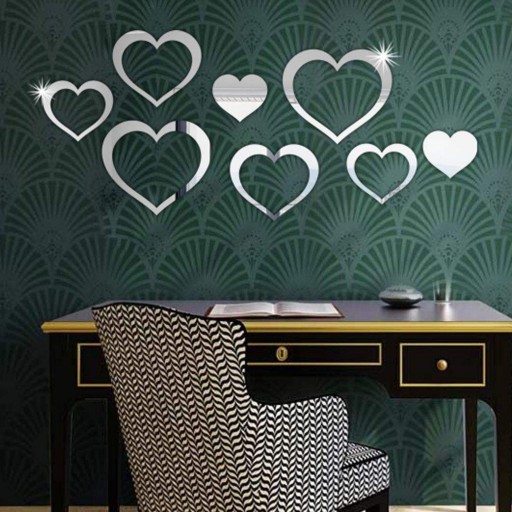 آینه مدل قلب 002 مبلمونسرا مدل 261381