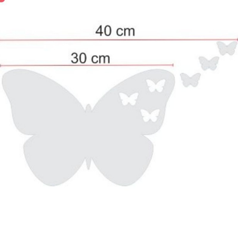 اینه دکوراتیو پدیده مدل پروانه03