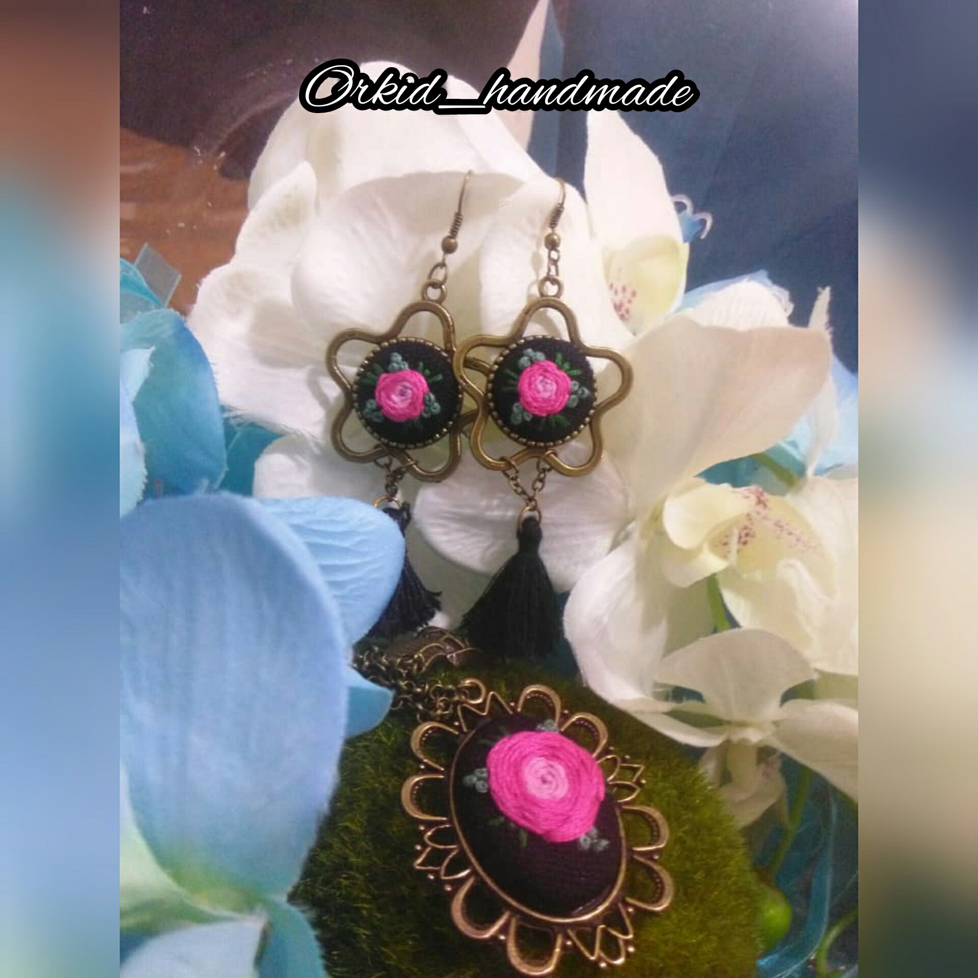 ست گرنبند و گوشواره