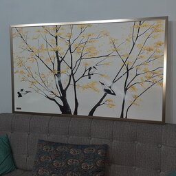 تابلو نقاشی درخت رنگ روغن