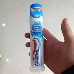 خمیر دندان پمپی آکوا فرش مدل Aquafresh Fresh Minty حجم 100 میلی لیتر