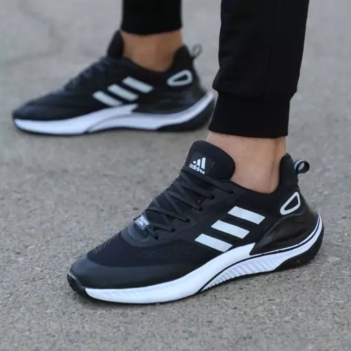 کفش آدیداس آلفا Adidas Alpha Magma مردانه مشکی سفید (  کتونی آدیداس - کتونی رانینگ - کفش ورزشی )