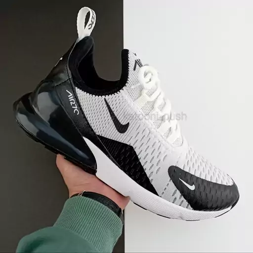 کتونی اسپرت مردانه  نایک ایر 270 Nike air  رنگ سفید ( نایک 270 -  Nike 270  - کفش نایک ایرمکس 270 - کفش نایک )