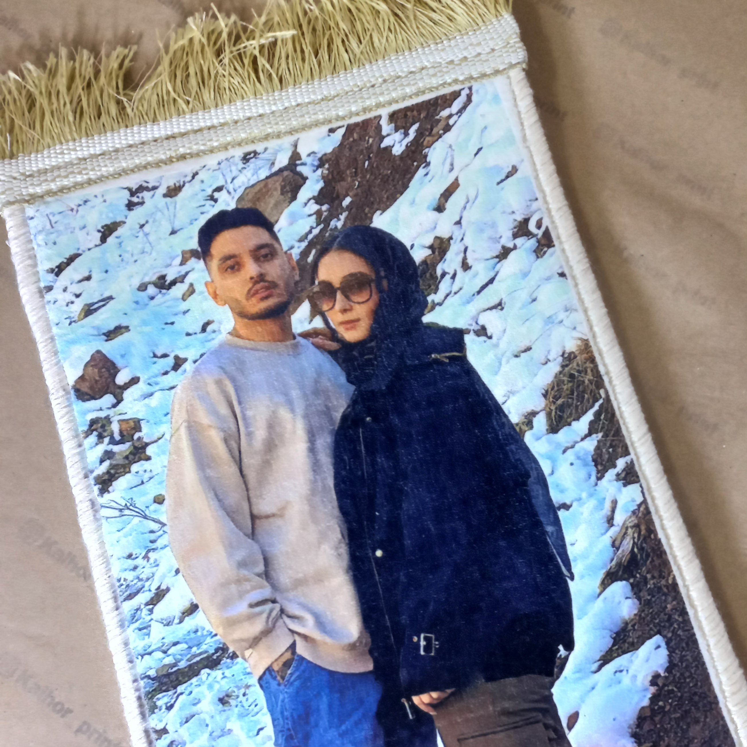 قالیچه ماشینی 20در30 با چاپ عکس 1200 شانه با تراکم 3000 و کیفیت چاپ بالا