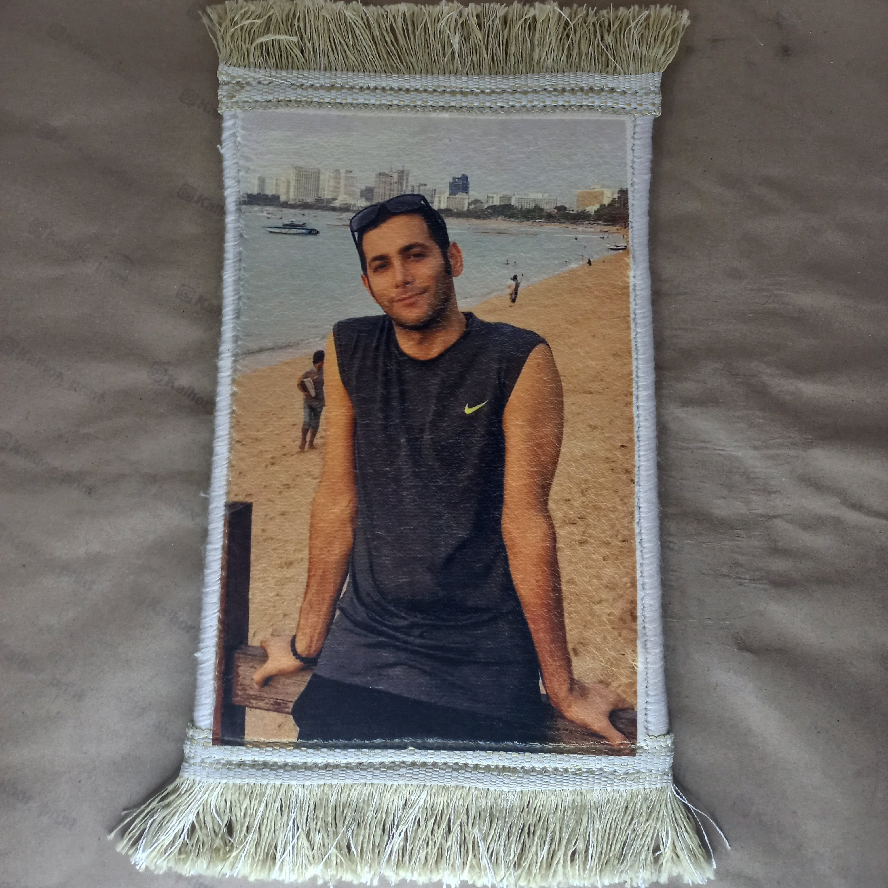 قالیچه ماشینی 20در30 با چاپ عکس 1200 شانه با تراکم 3000 و کیفیت چاپ بالا