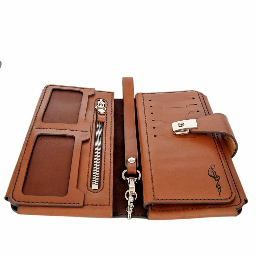 کیف پول چرم طبیعی اسپرت 
