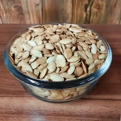 تخمه کدو دو آتیشه تازه و خوش طعم(500 گرم)