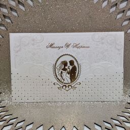 کارت عروسی 120 عدد با چاپ رنگیِ مشخصات کد 676