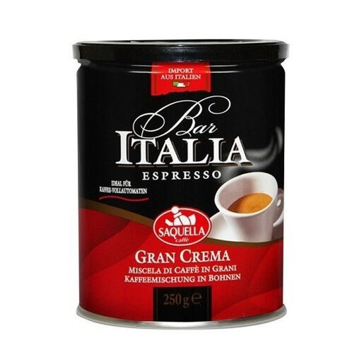 قهوه اسپرسو آسیاب شده ایتالیا Italia مدل GRAN CREMA قوطی 250 گرمی