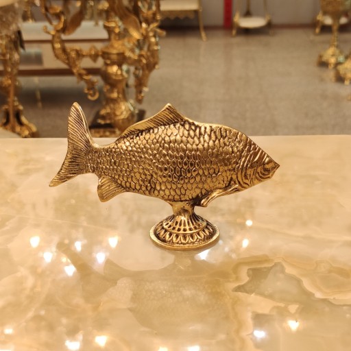 مجسمه برنزی طرح ماهی کد 1250