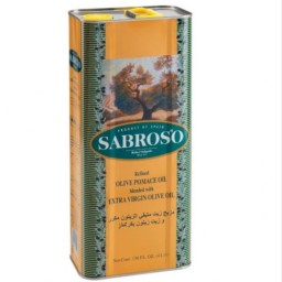 روغن زیتون طعم دار سابروسو SABROSO وارداتی اسپانیا مقدار 4 لیتر