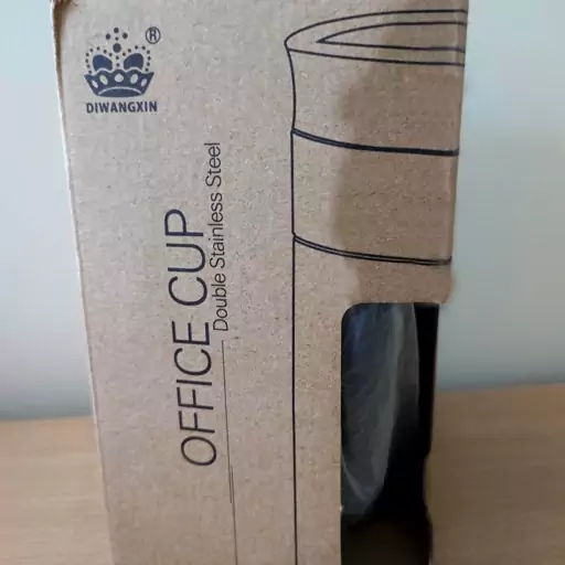 ماگ سفری دیوانگ ژین مدل Office Cup گنجایش 0.52 لیتر سفید (استیل دولایه ضدزنگ)