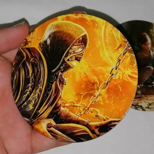 زیرلیوانی یطرفه گیمینگ مورتال کامبت  mortal kombat  ( جنس ام دی اف ) پلی استیشن  . ایکس باکس . کنسول