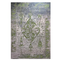 فرش ماشینی زانیس ارسال رایگان کد 2296مدرن طرح وینتیج طوسی تک رو سایز 42x30 سانت