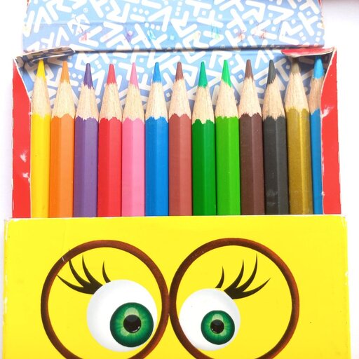 مداد رنگی آریا 13 رنگ ( 1بسته)