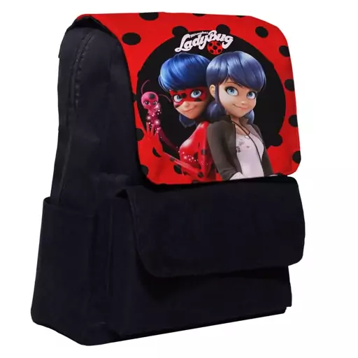 کوله پشتی دخترانه طرح دختر کفشدوزکی Ladybug