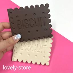 دفترچه سیلیکونی طرح بیسکوییت و شکلات
