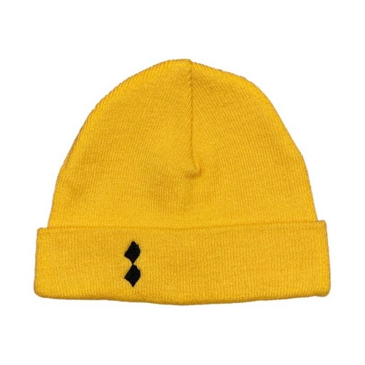 کلاه بافتنی بنی طرح برند میم زرد