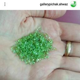 سنگ  سبز شیشه ای.مناسب زیورالات