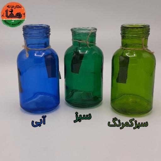 گلدان شیشه رنگی(کد5)