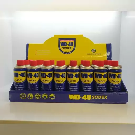 اسپری روان کننده WD 40 سودکس (اسپری زنگبر) حجم 330 میلی لیتر 