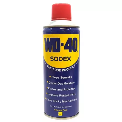 اسپری روان کننده WD 40 سودکس (اسپری زنگبر) حجم 330 میلی لیتر 