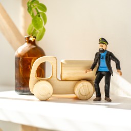 دکوریجات چوبی اسباب بازی چوبی دارمازو مدل تانکر آب  