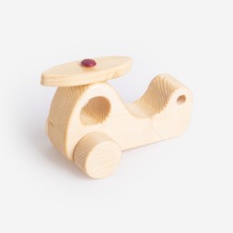 دکوریجات چوبی دارمازو  کودکانه مقاوم مدل هلی کوپتر چیکا