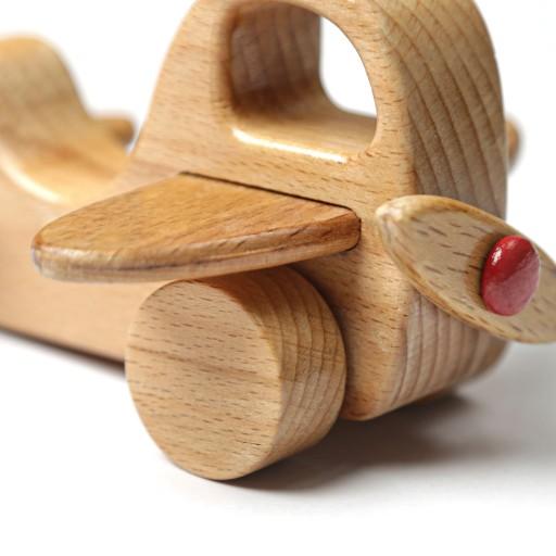 اسباب بازی چوبی دارمازو  مدل هواپیما رهام راش 