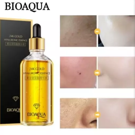 سرم آبرسان طلا 24 عیار بزرگ بیوآکوا BIOAQUA

