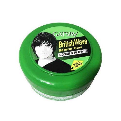 گتسبی واکس موی گتسبی مدل بریتیش ویو british wave  مناسب انواع مو حجم 75 میل