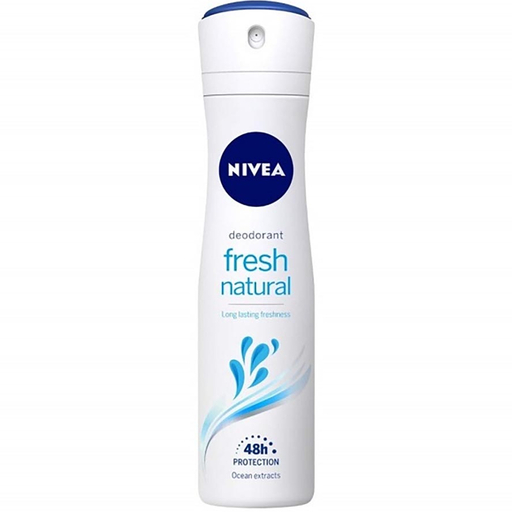 اسپری زنانه نیوآ مدل فرش نچرال nivea fresh natural حجم 150 میل