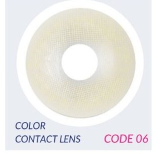لنز چشم رنگی لئا lea کد 06 (در انتخاب رنگ لنز به تمام تصاویر دقت کنید)